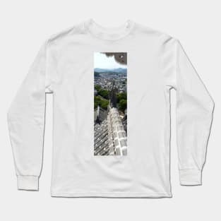 Himeji Castle Rooftops, Japan Long Sleeve T-Shirt